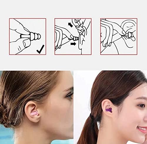 Arikj 8 пара пливање ушни приклучоци за еднократно силиконски уши приклучоци Намалување на ушите за пливање, учење, 'рчење, работа, бучни места,
