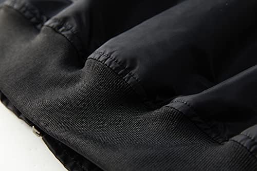 Урбанфинд машки тенок вклопна лесна спортска облека јакна обичен бомбардерски јакна