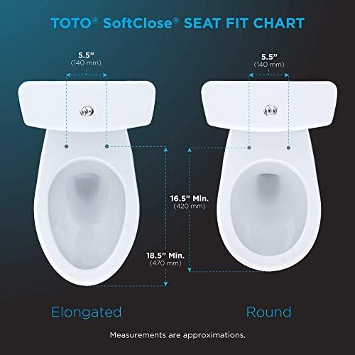 Toto Transational SoftClose SS114#01 издолжено меко блиско седиште, памучно бело