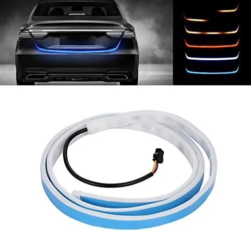 Xotic Tech Мулти-Боја Флексибилни Автомобил Led Лента Светла, Секвенцијален / Проток LED Задната Врата Багажникот Трепкач Дневно