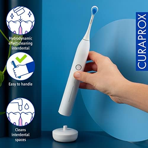 Curaprox Hydrosonic Pro електрична четка за заби со полнач и куќиште за патување