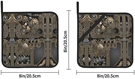 Механички запчаници на Steampunk квадратни изолирани тав-рампа-8x8 инчи дебела, топла отпорна изолација.