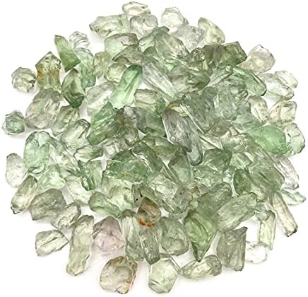 Binnanfang AC216 50g Природни зелени кристални кварцни минерали примероци Неправилен облик груб карпест камен реики лекување дома декорација