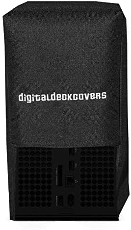 Digitaldeckcovers Прашина Покритие За Xbox Серија X Игри Систем Заштитник [Антистатик, Отпорен На Вода, Премиум Ткаенина, Црна]