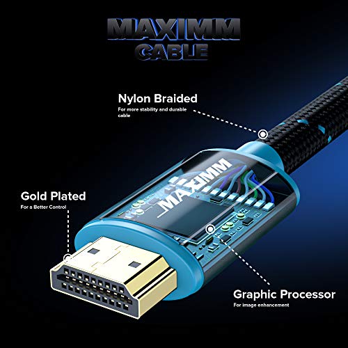 Протокол за HDMI за HDMI за машки HDMI поддржува HDMI кабел HDCP протокол, ARC, 3D, 1080P до 2160p Видео резолуција, ширина на опсег до 50Gbps