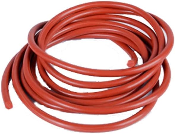 1 парчиња 10мм жица дијаметар црвена боја линија запечатена нишка цврст силика гел тркалезна лента Висока Температура Отпорност Површина мазна