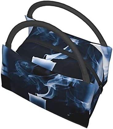 Свеќа пушењето фитил пламен изгорени емоции разнесени сјај восок Торба за Ручек торба за пикник торба торба за купување преносна