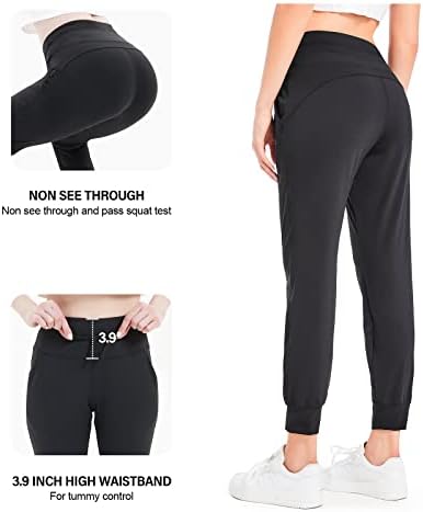 Sturreatup женски џогери панталони, лесни теки за џемпери со џебови, атлетски заоблени панталони за тренингот, дневна