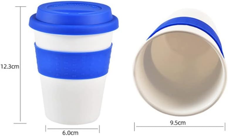 Хукаи за еднократна употреба на топлина изолирана чаша чај чај кафе чаша чаша со ракав што не се лизга и силиконски капак