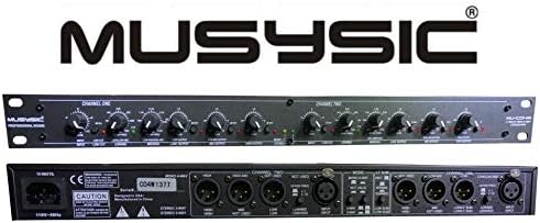 Musysic MU-Co4W професионален 2/3/4-насочен аудио стерео кросовер за обработка на звук