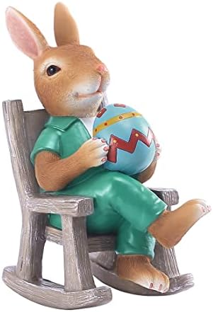 Галијен Велигденски зајаче фигура Велигденски украси пролетни домашни украси за зајаци статуа гроздобер подарок на отворено земја - зајачиња