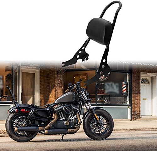 Sportster Sissy Bar се вклопува 04-21 XL модели со едно парче одвојување железо 1200 XL1200NS Sissy Bar за мотоцикли Harley Sportster
