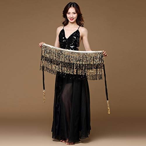 Колк стомак жени здолништа со лакови за шамија танцување костими завиткани монистра облека за појас здолниште на здолниште