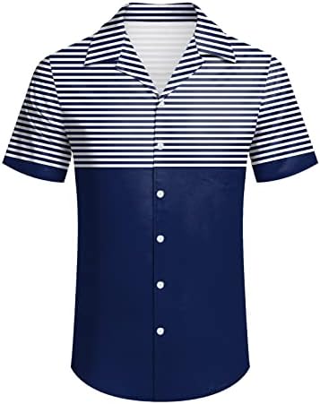 2023 година Нови мажи случајни кратки ракави пролетни летни летни врат 3Д печатени кошули модни врвни кошули со блузи мажи мажи