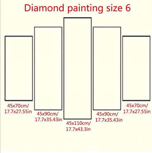 5 пакувања 5D комплети за сликање на дијаманти за возрасни почетници целосна вежба DIY дијамантска уметност Rhinestone Cross Stitch Paint со дијамантска