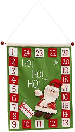 НАПНАТ Божиќ Одбројување Календар Ѕиден Календар Приврзок Дедо Мраз Хотел Лоби Семеен Приврзок Голема Канцеларија Календар 2022