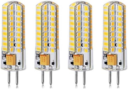 G5. 3 LED Светилки 4w Топло Бело 3000k Силиконско Led Светло Од Пченка,Не-Затемнето, 72 LED 2835SMD, Пакување од 4