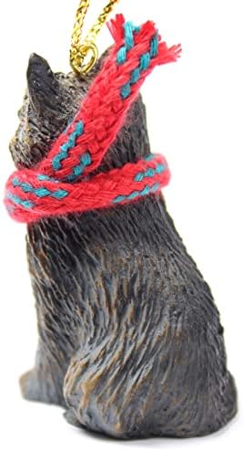 Концепти за разговор Cairn Terrier Tiny Miniater One Christmas Ornament Brindle - прекрасен!