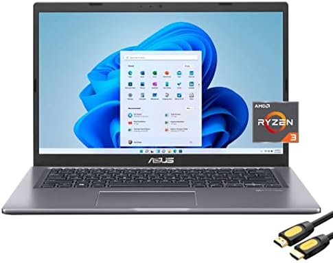Asus Vivobook Лаптоп За Бизнис И Студент, 14 HD Nanoedge Дисплеј, AMD Ryzen 3 3250,12 GB RAM МЕМОРИЈА,512GB PCIe SSD+1TB HDD,USB-C,HDMI,