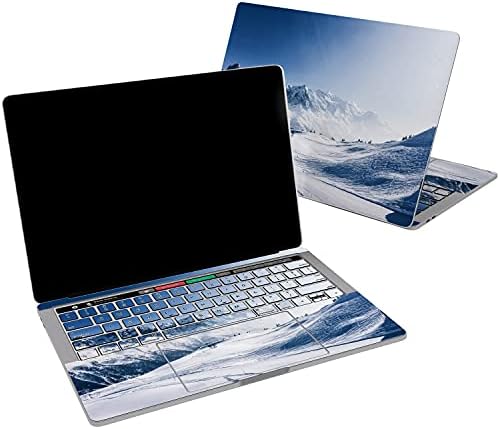 Lex Altern Vinyl Skin компатибилен со MacBook Air 13 Inch Mac Pro 16 Retina 15 12 2020 2019 2018 Snowy Mountain White Birds Foco Protection