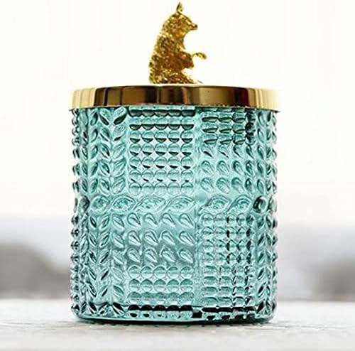 Genigw jar складирање дома декорација памучна бришава тегла кутија за накит со свеќа легура за легури за бонбони тегла за жито жито