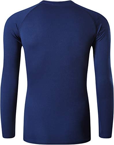 Jeansian Man's UPF 50+ Заштита на сонцето кошули со долги ракави суви вклопени маици SPF маици со спортски риболов пешачење за трчање LA245