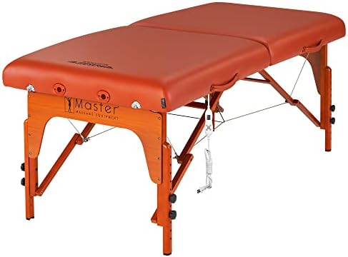 Мастер опрема за масажа 31 '' маса за масажа во Сантана, планинска црвена боја