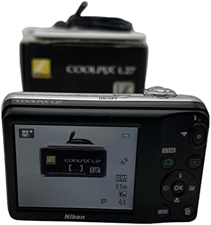 Nikon Coolpix L27 16.1MP дигитална камера w/ 5x зум + 720p видео обновено