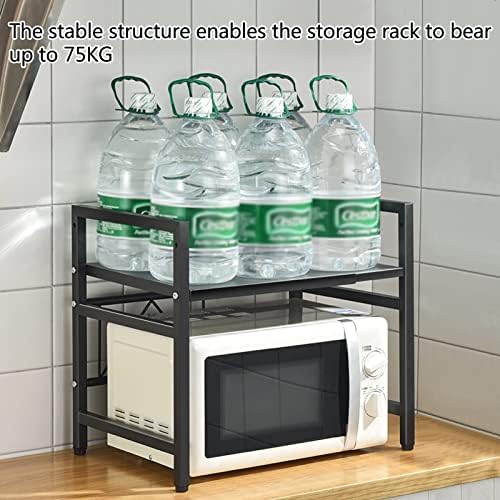 Микробранова решетка за печка Pengfei, прилагодлива метална полица за складирање полица за домашна кујна, стабилен штанд за водоотпорен