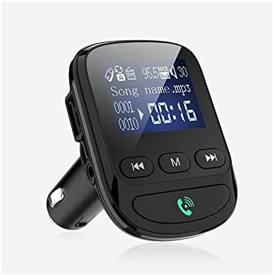 KXDFDC CAR 5.0 FM Трансмитер Handsfree Audio Receiver Mp3 Player USB Брзо полнење 3.0 Брзо полнење додатоци за автомобили