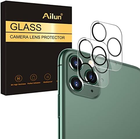 Заштитник на екранот Ailun Lens за iPhone 11 Pro и 11 Pro Max 2pack Tempered Glass Film, [9H цврстина] - HD