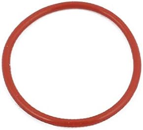 X-gree 50pcs црвена 26мм x 1,5мм отпорност на топлина што не е отпорна на маслото NBR нитрилна гума o прстен запечатување на прстенот