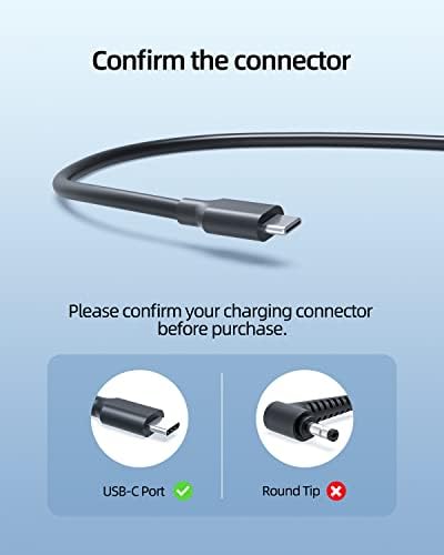 USB C Брз Chromebook Полнач ЗА HP Chromebook Полнач, 45W