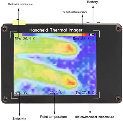 Термички сликар, термички сликар за полнење DIY Infrared Imaging Camera MLX90640 за електронска опрема за одржување