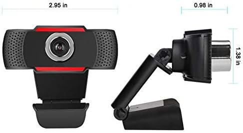 USB Веб Камера, HD 1080p Веб Камера, Дигитална Веб Камера Со Микфон, За Лаптоп Десктоп КОМПЈУТЕР Таблет Ротирачки Камера