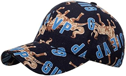 МАНХОНГ Мода жени мажи мажи спортски печати за дишење на плажа прилагодлива бејзбол капа хип хоп бејзбол капа за возрасни