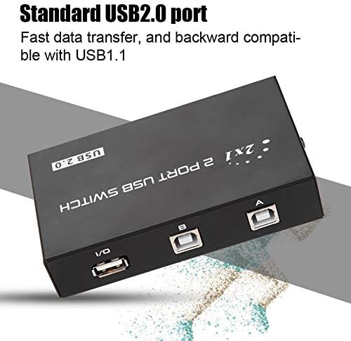 USАТА USB 2.0 Периферен Прекинувач За Споделување, 2/4 ПОРТА USB 2.0 Рачен Прекинувач За Споделување Прекинувач Кутија За Скенер