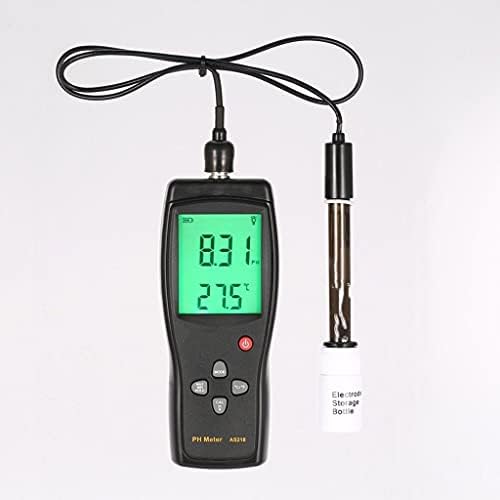 XJJZS PH мерач Паметен сензор AS218 Дигитален опсег 0,00 00 ~ 14,00ph почва pH тестер за водата pH киселоста мерач LCD дисплеј течност