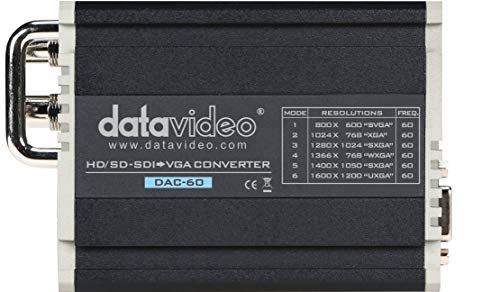 Datavideo DAC-60 SD/HD/3G-SDI ДО VGA Скалер И Конвертор