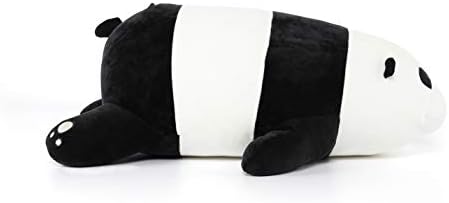 Далдоа 27,5 инчи симпатична полнета панда мека кадифен животински играчки панда перница за деца момчиња роденденски подарок