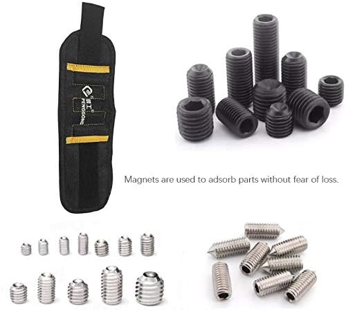 Делови за алатки Penggong магнетна лента за преносни алатки торбички за електрична енергија за зглобот - торбичка за алатки за зглоб -