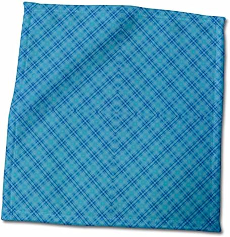 3drose Florene Geometric - Blue Diamond Claid - крпи