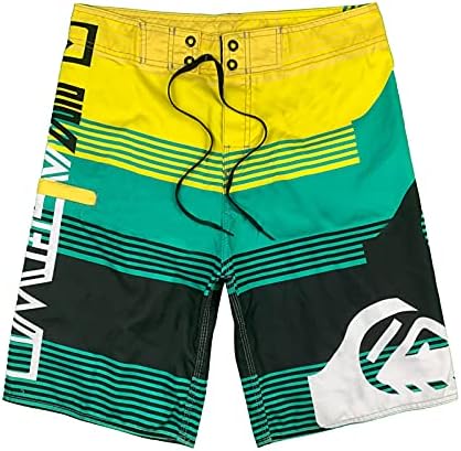 Менс шорцеви плажа плажа плус шорцеви со големина сурфање панталони спортски машки брзо сушење машки панталони за мажи пливање