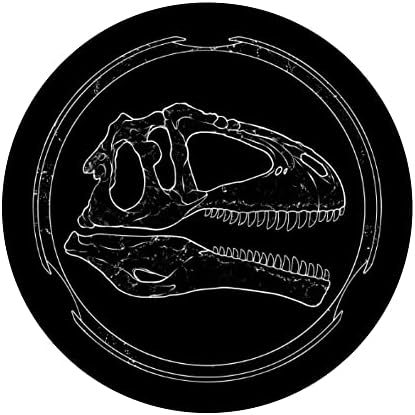 Фосилен череп Giganotosaurus Фосил Фосил Попсокети заменлива поп -граб