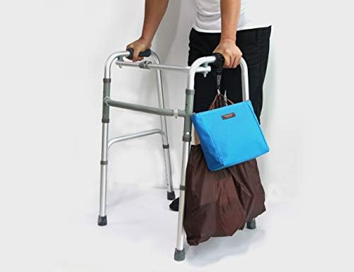 Организатор на клипови со силни при рака, организатор за прошетки, ролатор, патерици, инвалидска количка, количка, 2 пакувања