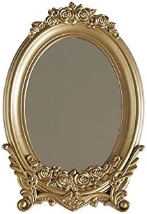 FXLYMR Десктоп шминка огледало Огледало за убавина 1PC Декоративно огледало гроздобер огледало, за домашно складирање на wallид, декоративно
