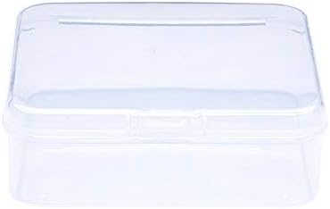 CHGCRAFT Околу 344 парчиња Квадратни Пластични Контејнери За Складирање На Мушка Јасно За Уметнички Занаети ЗА Накит За Накит, 8, 2x8, 2x2, 7cm