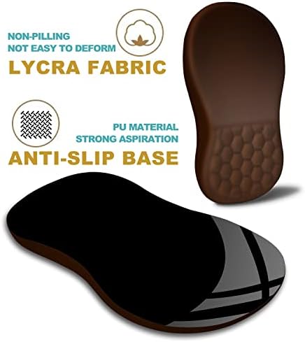 Hokafenle Ергономска подлога на глувчето Поддршка за зглобот со дизајн на масажа, олеснување на болката за одмор на зглобот со