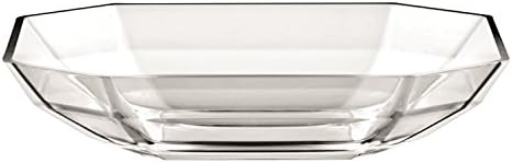 Барски - Европско стакло - сет од 6 - салата - десерт - октагонски плочи - секоја плоча е со дијаметар од 7,5 - направена во Европа