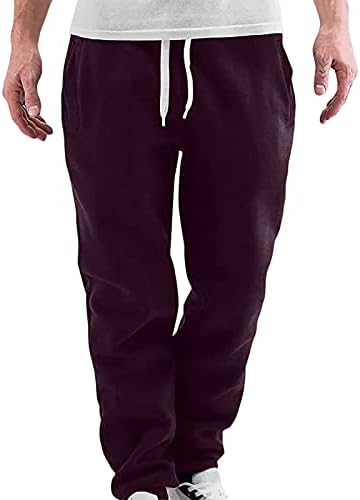 Менс фудбалска вежба панталони џогер задебелени машки панталони панталони за спортски панталони за високи мажи
